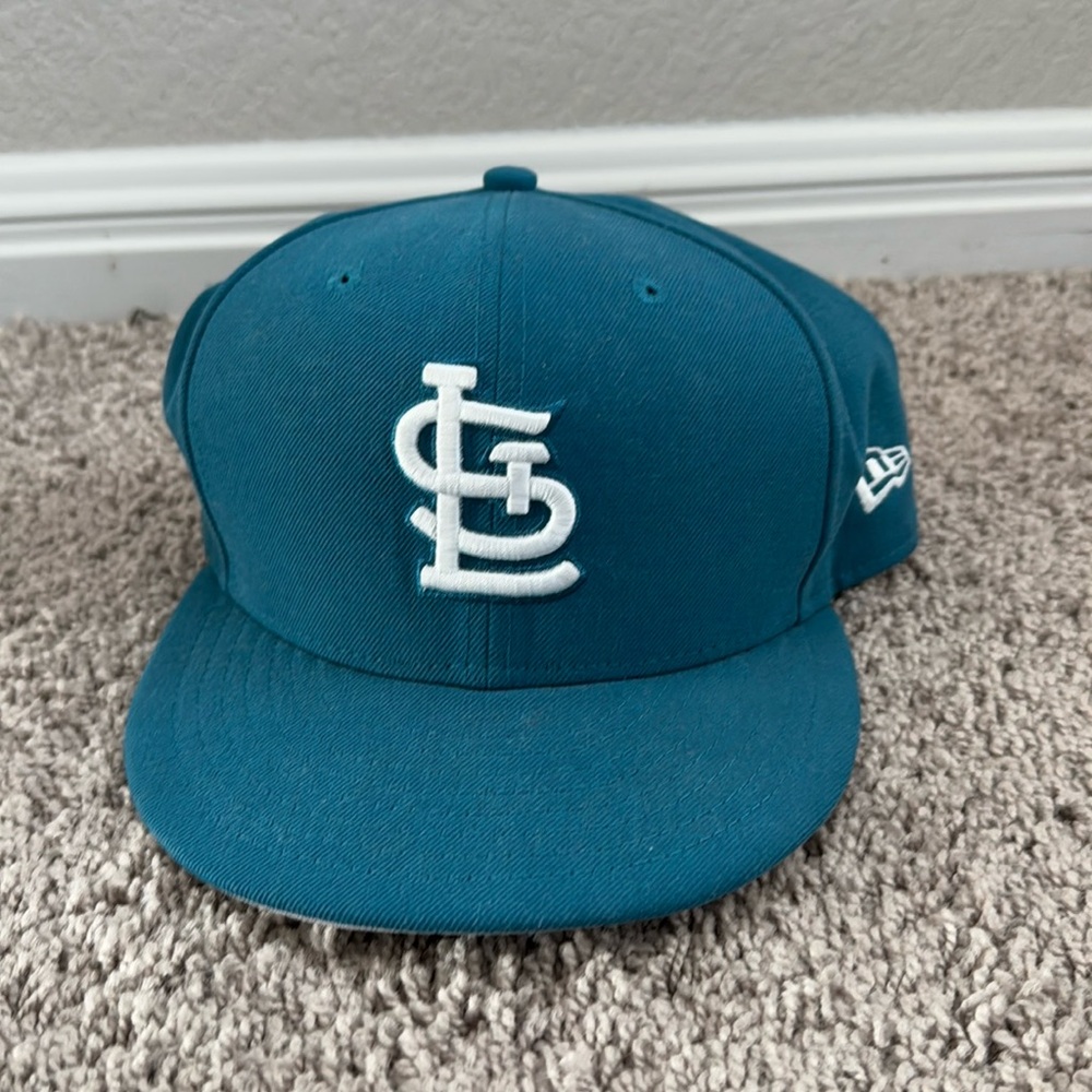 Teal St Louis Cardinals New Era Hat Size: 7 3/8